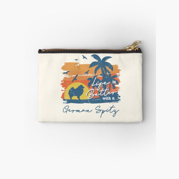 Item preview, Life is Better With German Spitz Beach Sunset Retro Vintage designed and sold by rafaeltto.