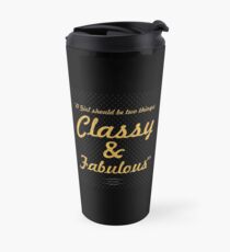 A girl shoud... “Coco Chanel” Inspirational Quote Travel Mug