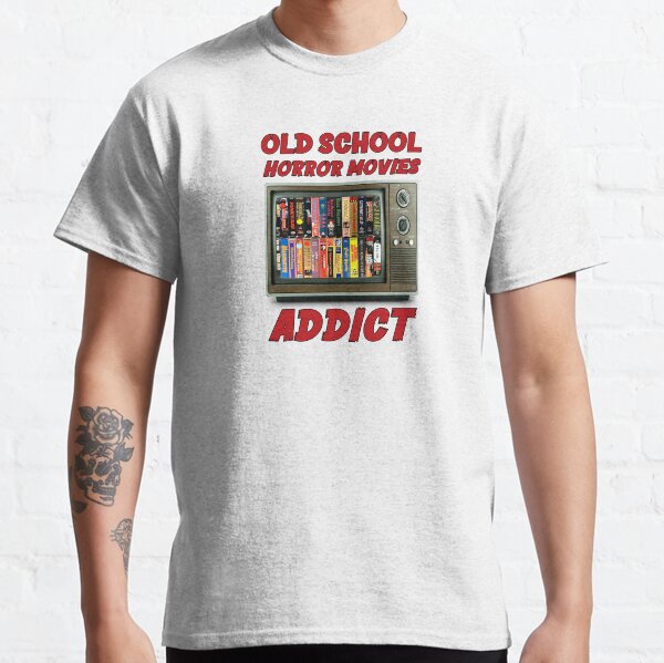 Old School Horror Addict 01 Classic T-Shirt