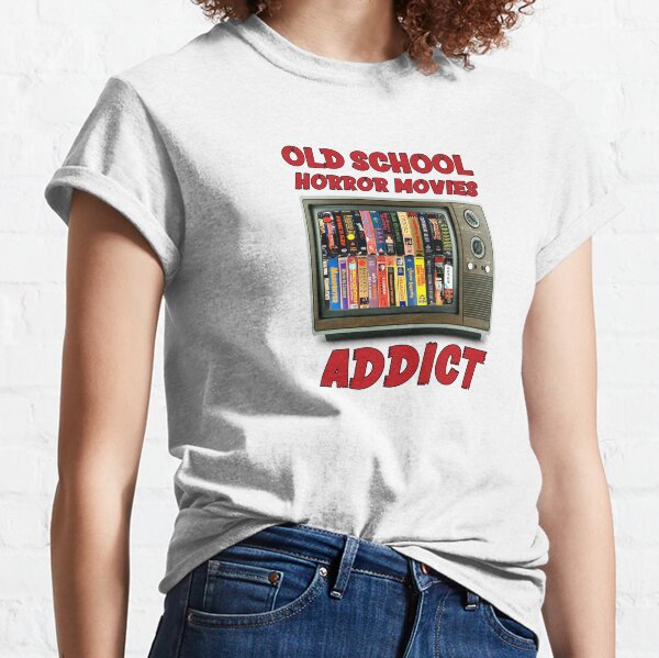 Old School Horror Addict 01 T-shirt classique