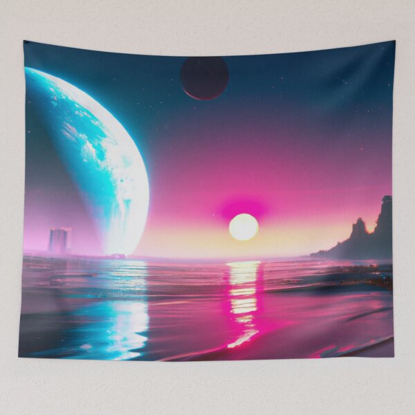 Artikelvorschau, Blood moon lunar space eclipse in the night sky  entworfen und verkauft von Chris Purdy.