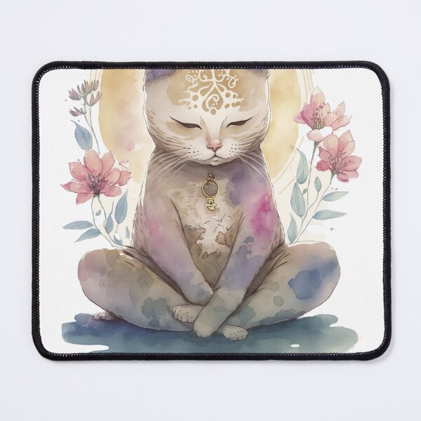 Item preview, Yoga cat 11 designed and sold by printiesart.