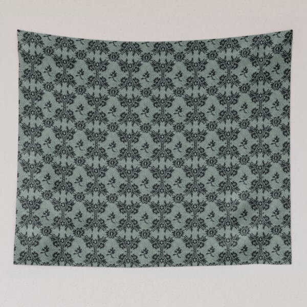 Item preview, Light Silt Green black lace designed and sold by coverinlove.