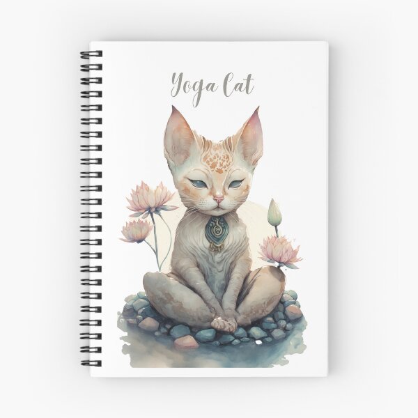 Item preview, Yoga cat 12 designed and sold by printiesart.