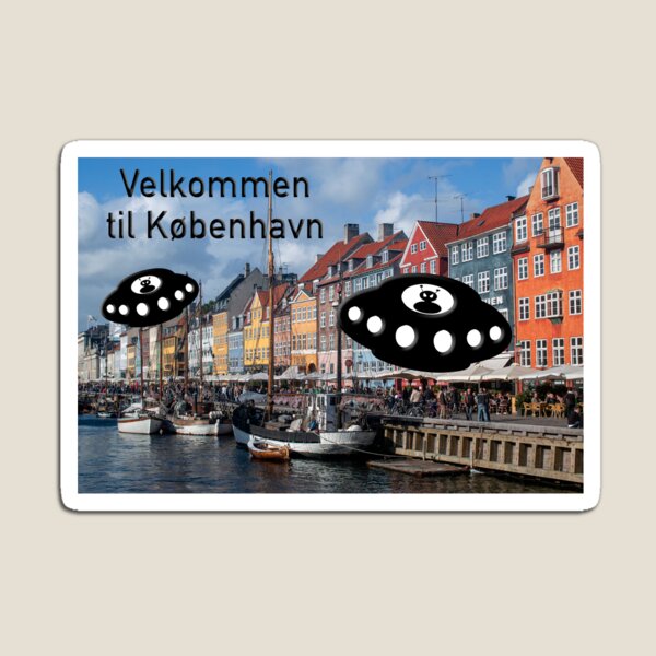 Velkommen til København Welcome to Copenhagen Magnet