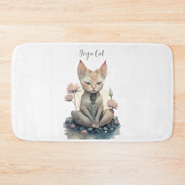 Item preview, Yoga cat 12 designed and sold by printiesart.