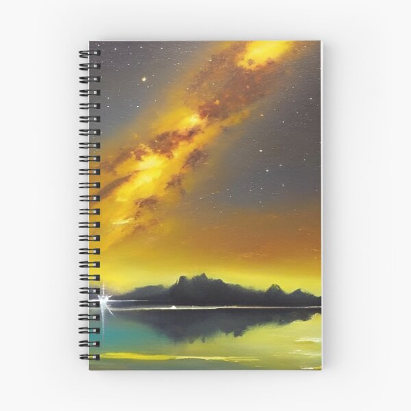 Item preview, Beautiful Galaxy by the Lake Art designed and sold by artsyhands254.
