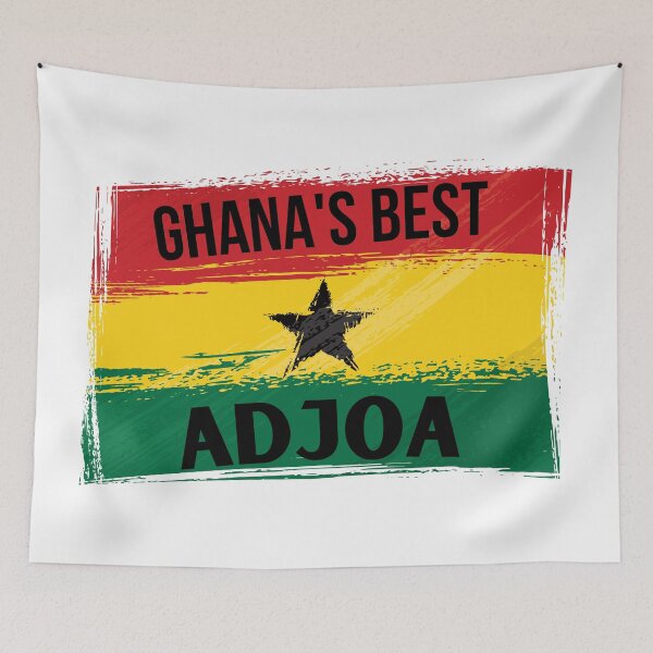 Item preview, Ghana's Best ADJOA Name On Flag designed and sold by AfriStyleUK.