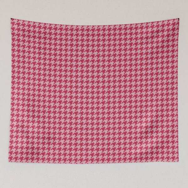 Item preview, Viva Magenta Small Houndstooth Pattern designed and sold by taiche.