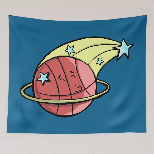 Item preview, basketball in a lucky jump through the hoop designed and sold by duxpavlic.
