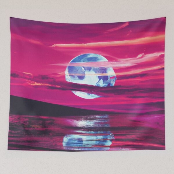 Artikelvorschau, Blood moon lunar space eclipse in the night sky  entworfen und verkauft von Chris Purdy.