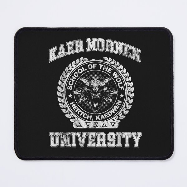 Item preview, Kaer Morhen University School Of The Wolf Funny T-Shirt designed and sold by Knight-Saverin.