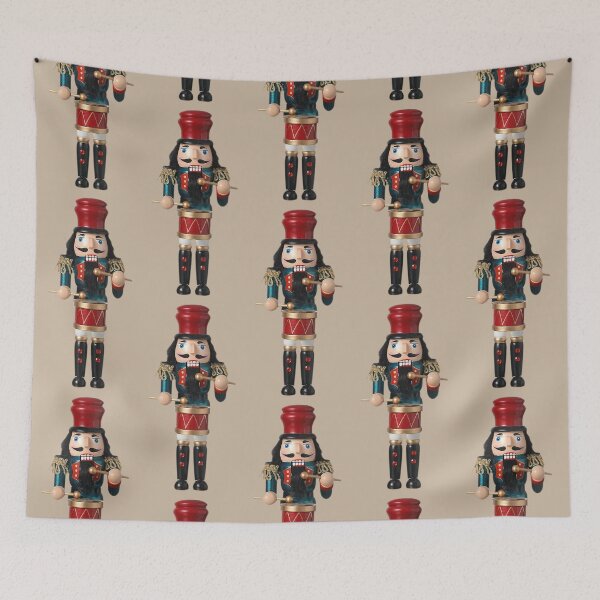 Item preview, Nutcracker drums Christmas toy man designed and sold by MilkAnna.