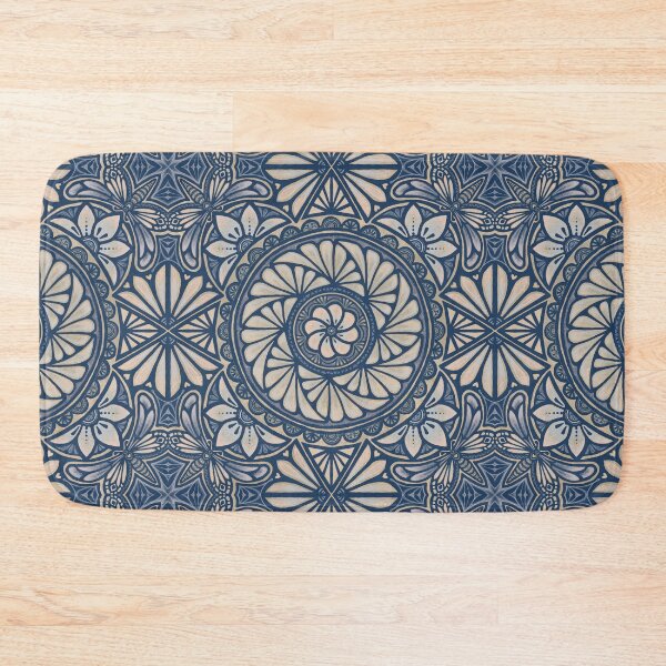 Item preview, Pasifika denim blue designed and sold by AprilAppleArt.