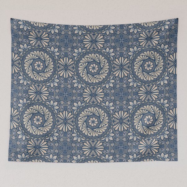 Item preview, Pasifika denim blue designed and sold by AprilAppleArt.