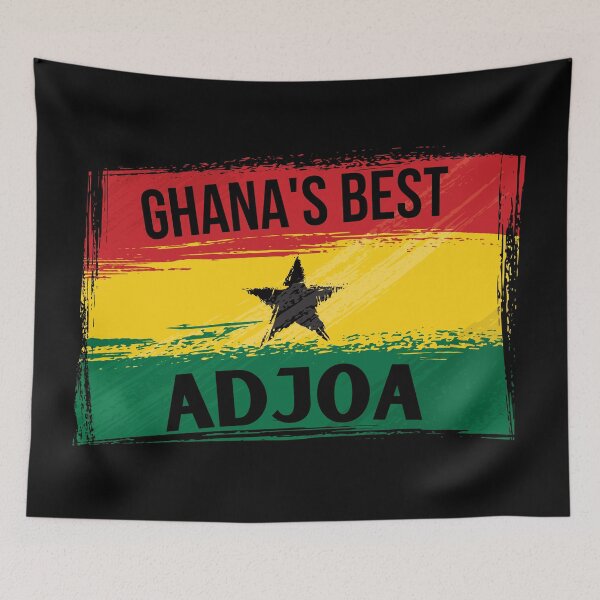 Item preview, Ghana's Best ADJOA Name On Flag designed and sold by AfriStyleUK.