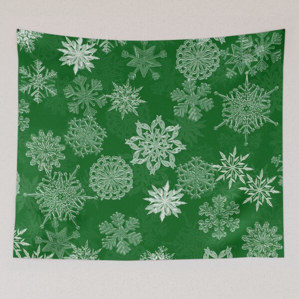 Item preview, Snowflake Pattern (Green) designed and sold by greglarro.