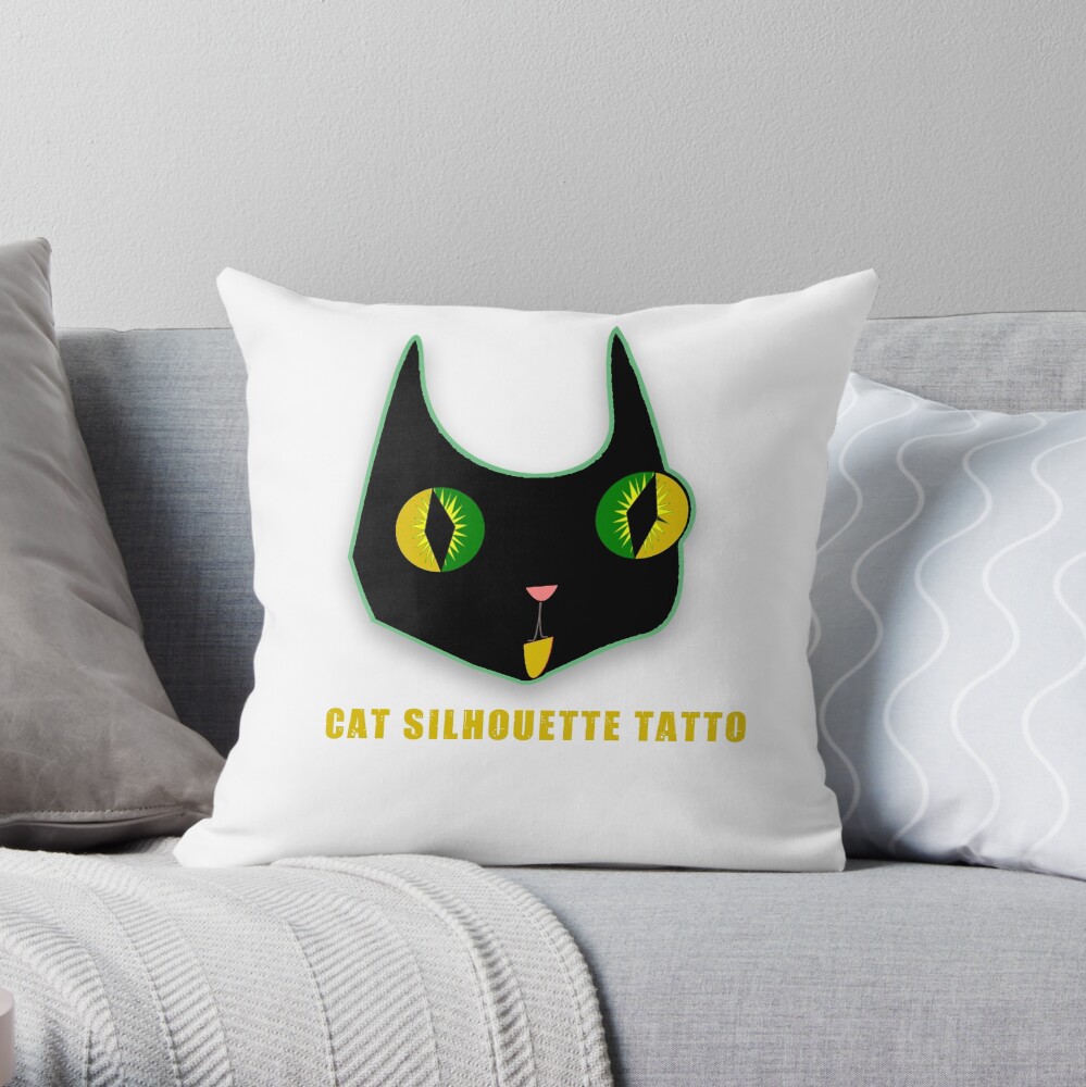 Cat Silhouette Tattoo | The Cat T-Shirt | Mew T-Shirt | Cat Custom Art T-Shirt | Cat Silhouette Tattoo | The Cat T-Shirt | Mew T-Shirt | Cat Custom Art T-Shirt |