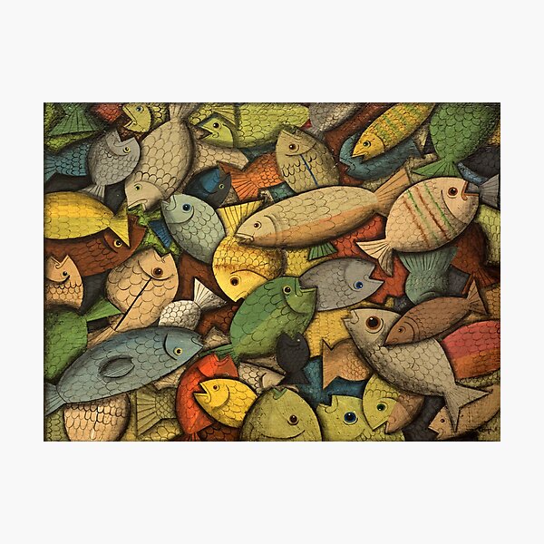 Item preview, Pile Of Fish designed and sold by timcampbellart.
