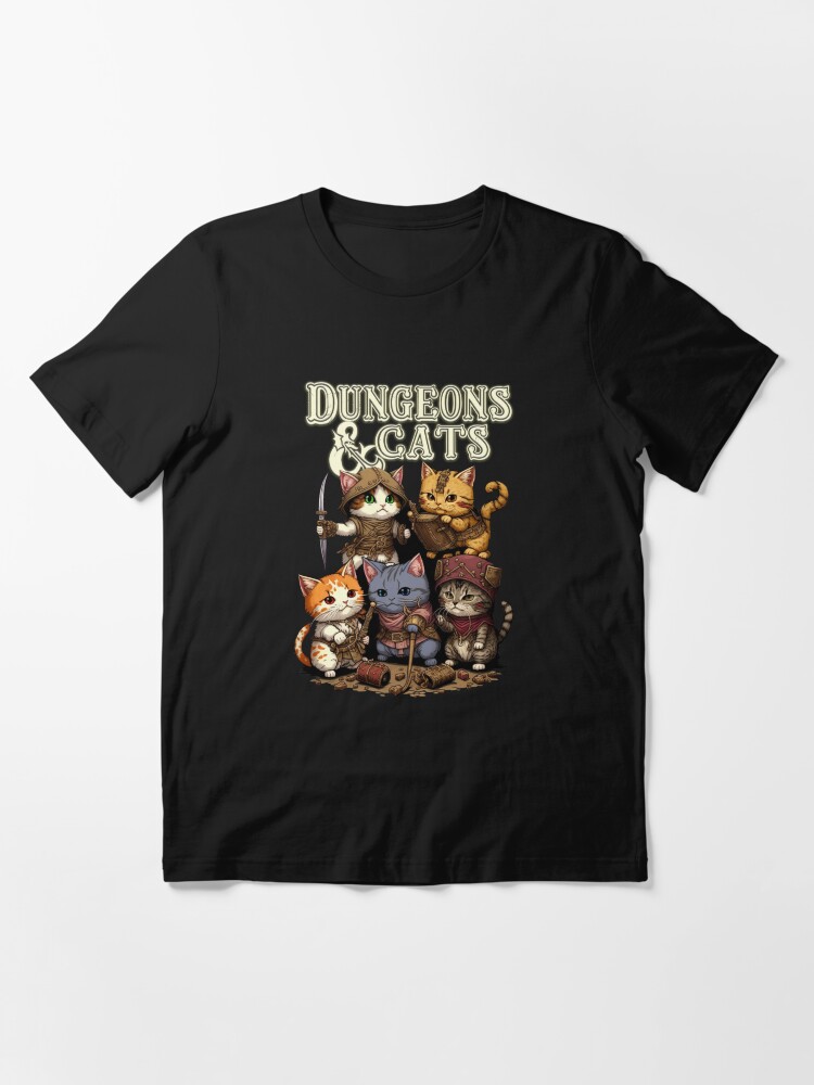 Dungeons and 2025 cats t shirt