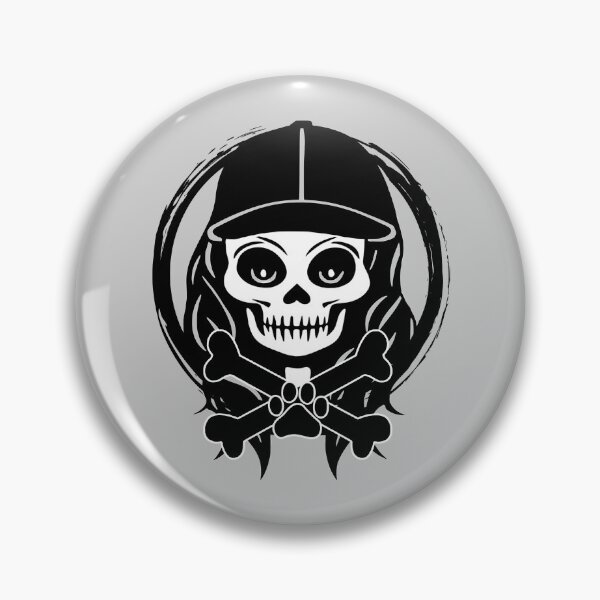 Item preview, Dog Walker Female Skull and Crossbones Paw Print Black Logo designed and sold by Nuletto.
