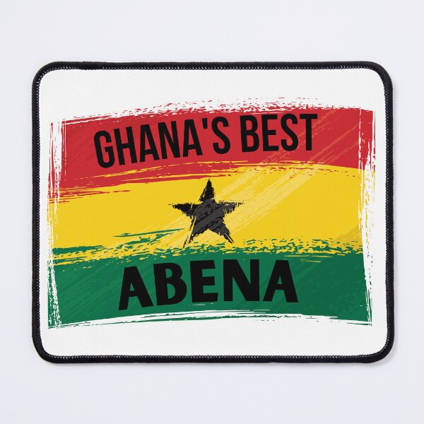 Item preview, Ghana's Best ABENA Name On Flag designed and sold by AfriStyleUK.