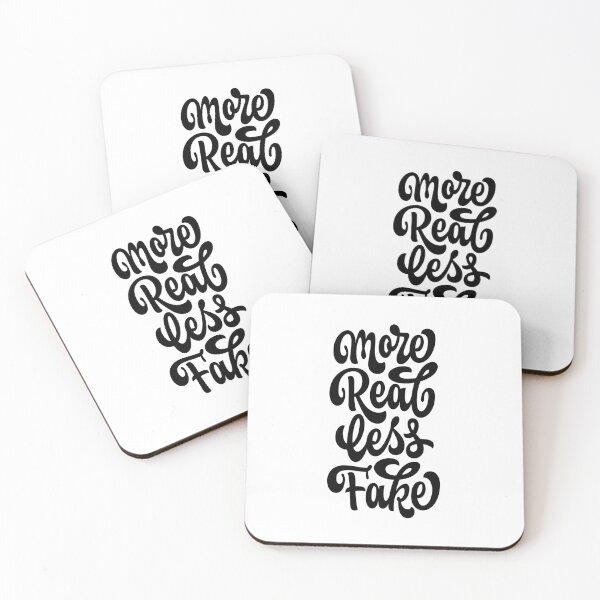 Item preview, More Real Less Fake designed and sold by manuelrosin.