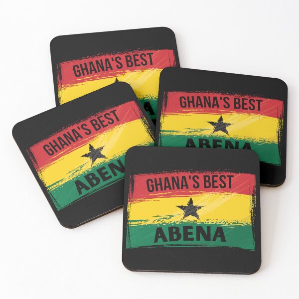 Item preview, Ghana's Best ABENA Name On Flag designed and sold by AfriStyleUK.