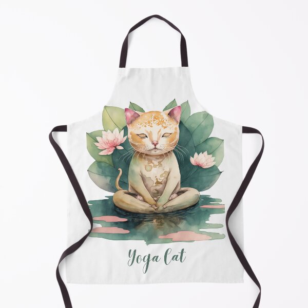 Item preview, Yoga cat 13 designed and sold by printiesart.