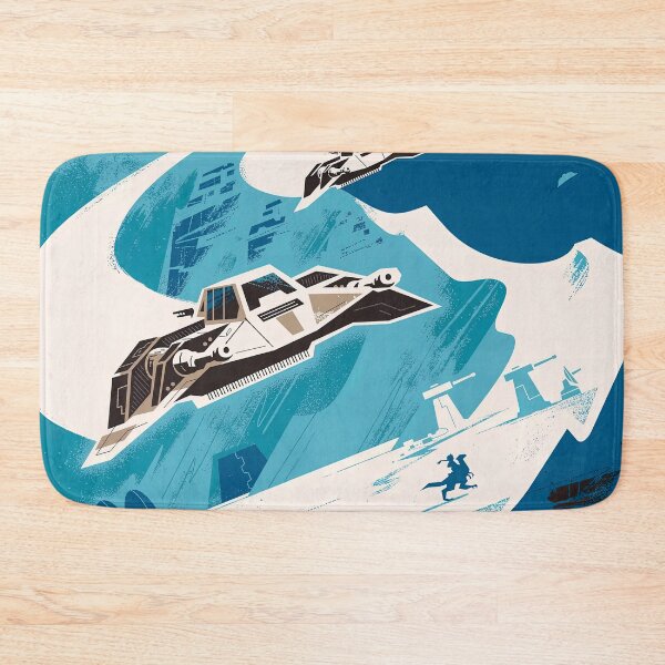 Vintage Hoth Travel Bath Mat