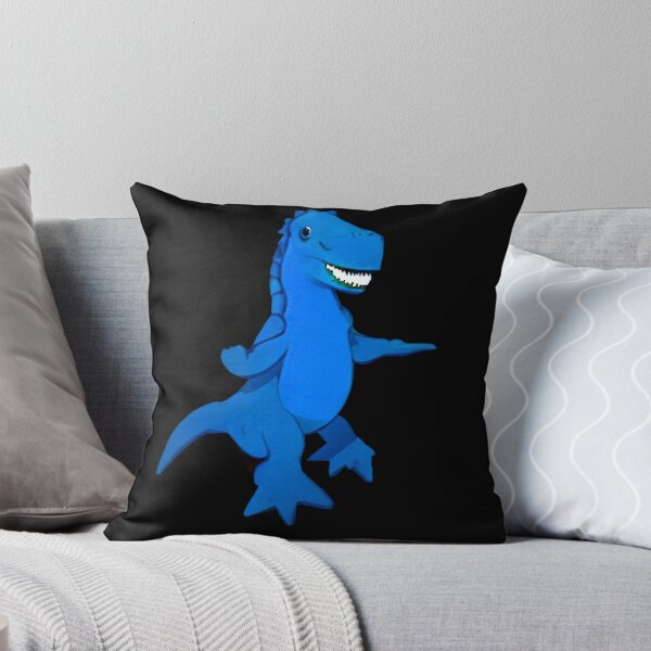 Item preview, Dancing blue dinosaur designed and sold by CottagePop.