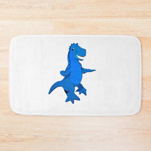 Item preview, Dancing blue dinosaur designed and sold by CottagePop.