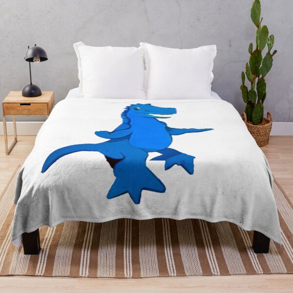 Item preview, Dancing blue dinosaur designed and sold by CottagePop.