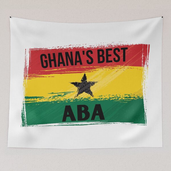 Item preview, Ghana's Best ABA Name On Flag designed and sold by AfriStyleUK.