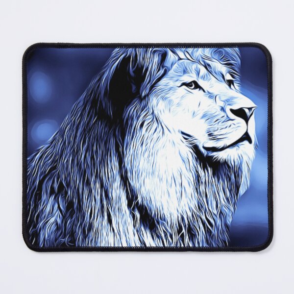 Item preview, blue lion  designed and sold by Design Kingdom.