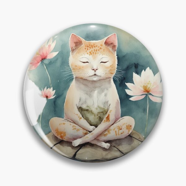 Item preview, Yoga cat 14 designed and sold by printiesart.