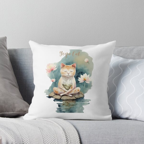 Item preview, Yoga cat 14 designed and sold by printiesart.