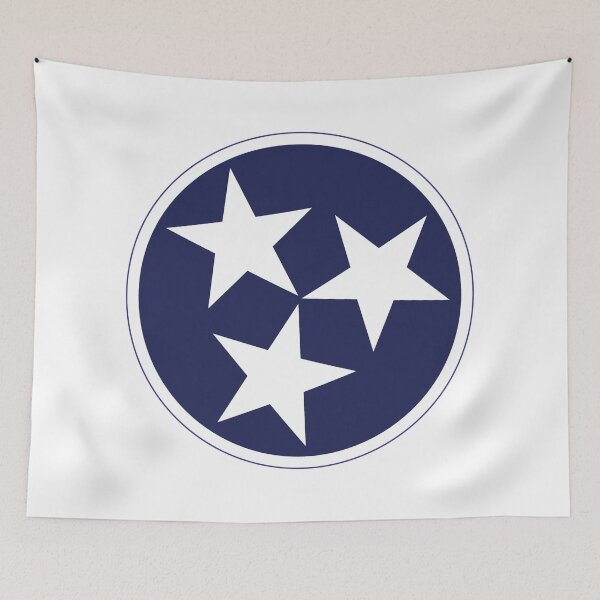 Item preview, Tennessee Tri Star - Blue designed and sold by fergyfilms.