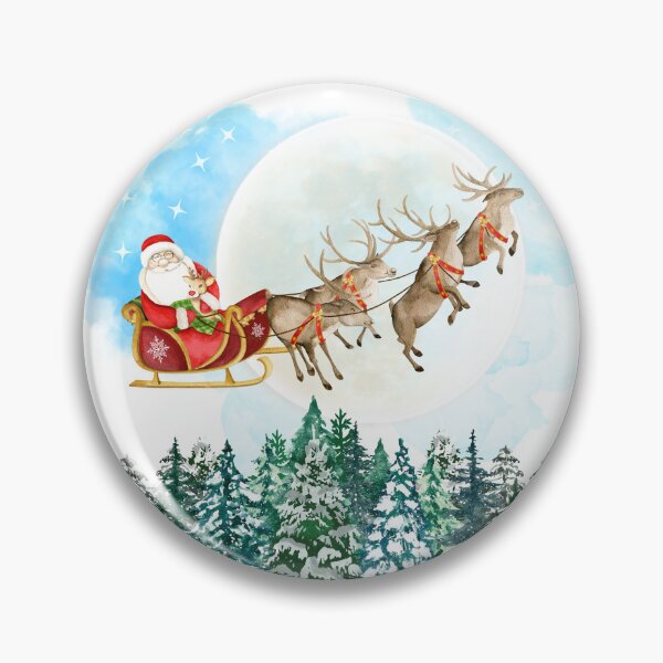 Aperçu de l'œuvre La nuit du Père Noël à cheval créée et vendue par StuffWeMade.