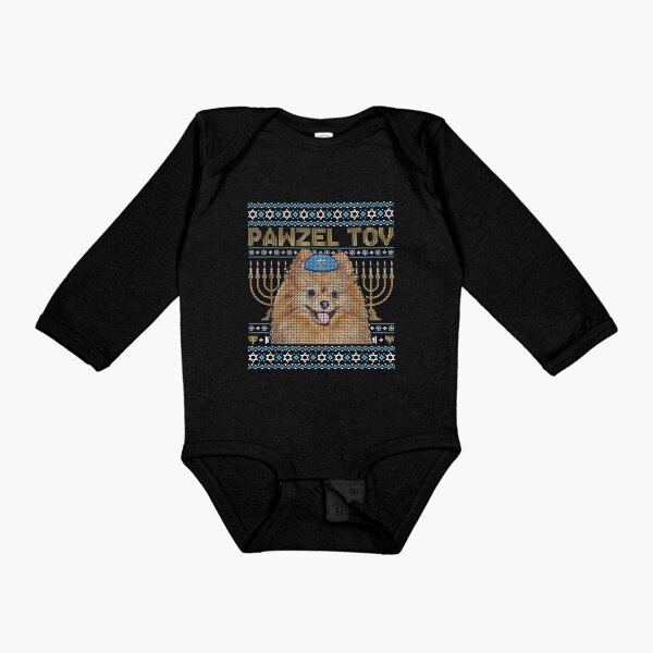Item preview, Pawzel Tov Jewish Pomeranian Dog Funny Hanukkah T-Shirt designed and sold by Francois-Lemann.