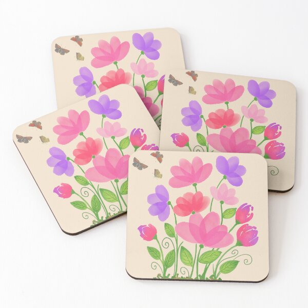 Item preview, Romantic flowers and butterflies designed and sold by Tervezek.