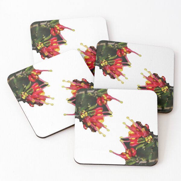 Aperçu de l'œuvre Grevillea jaune rouge créée et vendue par KazM.