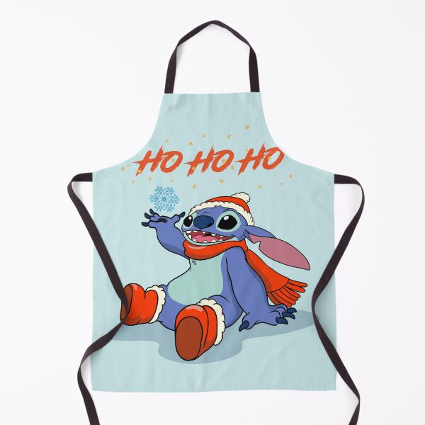 Item preview, Stitch Ho Ho Ho in light blue designed and sold by nukartDesigns.