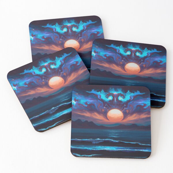 Item preview, Van Gogh style lunar space eclipse in the night sky  designed and sold by Chris Purdy.