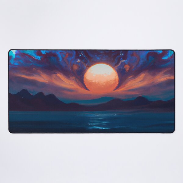 Artikelvorschau, Van Gogh style lunar space eclipse in the night sky  entworfen und verkauft von Chris Purdy.