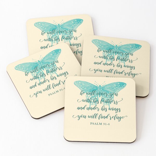 Item preview, Refuge religious quote designed and sold by Fran Fryberg.