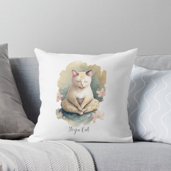 Item preview, Yoga cat 16 designed and sold by printiesart.