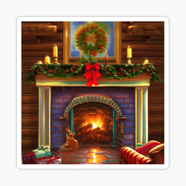 Item preview, Chistmas Fireplace designed and sold by Ark182.