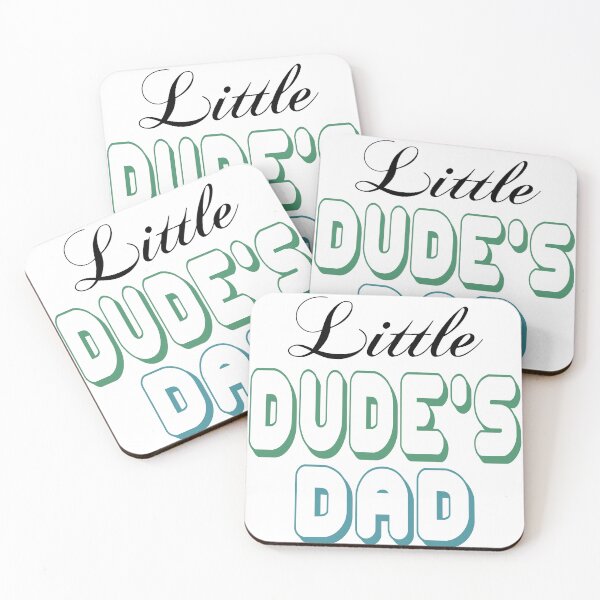 Item preview, Little dude's dad - father's day shirts designed and sold by latelierdechris.