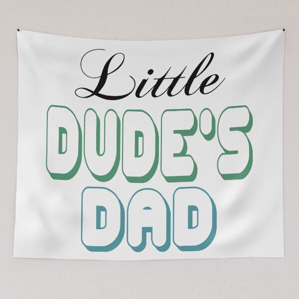 Item preview, Little dude's dad - father's day shirts designed and sold by latelierdechris.
